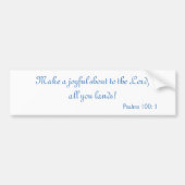 Prachtige bijbelse scripts bumpersticker (Voorkant)