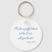 Prachtige bijbelse versie sleutelhanger (Voorkant)