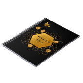 Prachtige Bijen Gepersonaliseerd Notitieboek (Linkerzijde)