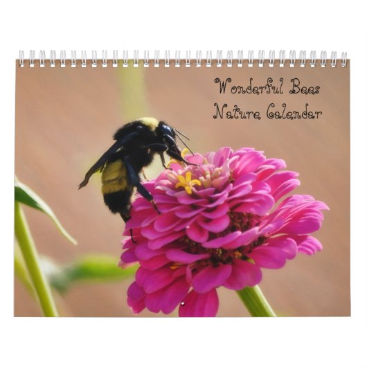 Prachtige Bijen Natuurkalender Kalender (Hoes)