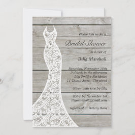 Prachtige bijtende bridal-douche kaart