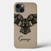 Prachtige bijtende oowl Case-Mate iPhone case (Achterkant)