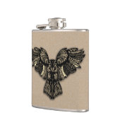 Prachtige bijtende oowl heupfles (Links)