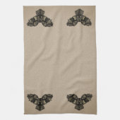 Prachtige bijtende oowl theedoek (Verticaal)