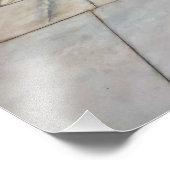 Prachtige binnenplaats van Ben Youssef - Marrachec Foto Afdruk (Hoek)