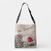 Prachtige binnenste schoonheid crossbody tas (Achterkant)