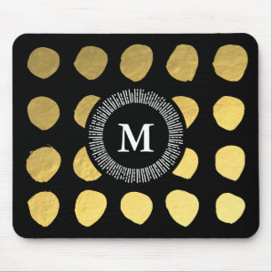 Prachtige Black Gold Mousepad voor uw Kantoor Muismat