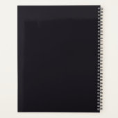 Prachtige Black Raven Roos tuin Planner (Achterkant)