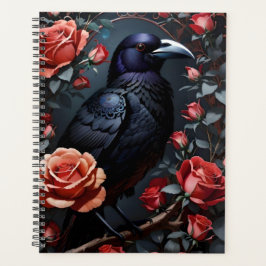 Prachtige Black Raven Roos tuin Planner