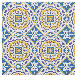 💙 prachtige blauwe Azulejos 004, XXL tegelgrootte Stof
