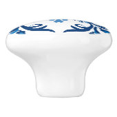 💙 prachtige blauwe Azulejos II Kleine tegels Keramische Knop (Zijkant)