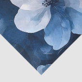 Prachtige blauwe bloem tissuepapier (Detail)