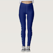 PRACHTIGE BLAUWE DANS EN BALLET LEGGINGS (Voorkant)