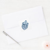 Prachtige Blauwe Driedel Chinoiserie Stickers (Envelop)