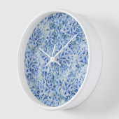 Prachtige blauwe hortensia's - bloemenpatroon (Hoek)