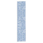 Prachtige blauwe hortensia's - bloemenpatroon korte tafelloper (Voorkant)