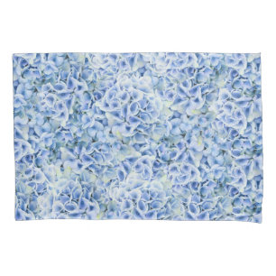Prachtige blauwe hortensia's - bloemenpatroon kussensloop