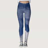 Prachtige blauwe leggings (Voorkant)