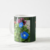 Prachtige Blauwe Morgenwinde Koffiemok (Voorkant links)