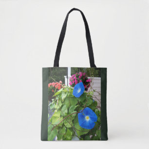 Prachtige Blauwe Morgenwinde Tote Bag