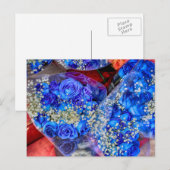 Prachtige blauwe Rozen Foto Briefkaart (Voorkant / Achterkant)