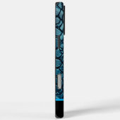 Prachtige blauwe slangenhuiden glinsteren in zonli Case-Mate iPhone case (Achterkant / Rechts)