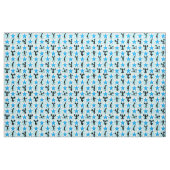 PRACHTIGE BLAUWE STER CHEERLEADING STOF (Fat Quarter)