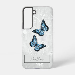 Prachtige Blauwe Vlinders Samsung Galaxy Hoesje