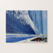 Prachtige blauwe wateren van Hawaii puzzel (Horizontaal)