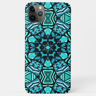 Prachtige Blauwgroen Aqua Turquoise Ethnic Mosaic Case-Mate iPhone Case