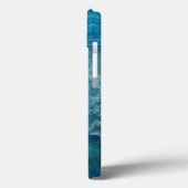 Prachtige Blauwgroen blauwe geweerkaatsteen Case-Mate iPhone Case (Achterkant / Links)