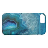 Prachtige Blauwgroen blauwe geweerkaatsteen Case-Mate iPhone Case (Achterkant (Horizontaal))