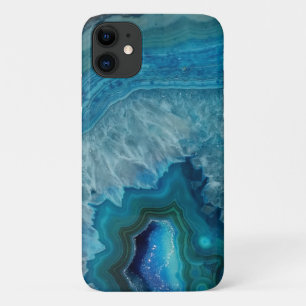 Prachtige Blauwgroen blauwe geweerkaatsteen Case-Mate iPhone Case