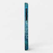 Prachtige Blauwgroen blauwe geweerkaatsteen Case-Mate iPhone Case (Achterkant/links)