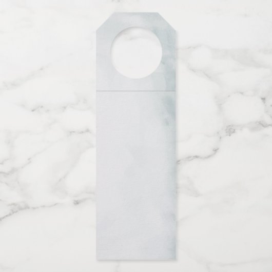 Prachtige Bleke blauw-witte rozen Flessenhanger (Achterkant)