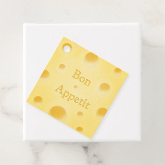 Prachtige Bleke gele kaasdop, aangepast Bedankjes Labels (In situ)