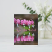 Prachtige bloeding - Hartaandoeningen Uitnodiging Briefkaart (Staand voorkant)