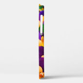 Prachtige bloeiende pansies in de tuin Case-Mate iPhone case (Achterkant / Links)