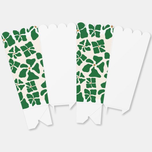 Prachtige bloem behang voorkeur dozen bedankdoosjes (Ongevouwen)