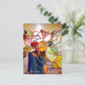 Prachtige Bloem Jubileum Special Briefkaart (Staand voorkant)