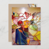 Prachtige Bloem Jubileum Special Briefkaart (Voorkant / Achterkant)