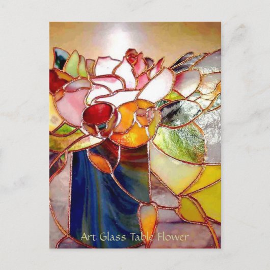 Prachtige Bloem Jubileum Special Briefkaart (Voorkant)