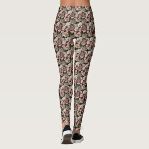 Prachtige Bloem Patroon Vrouwen Workout Leggings