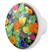 Prachtige bloem salade keramische knop (Rechts)