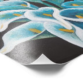 Prachtige bloemen Acrylverfafdruk Foto Afdruk (Hoek)