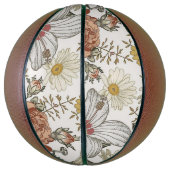 Prachtige bloemen basketbal (Verticaal)