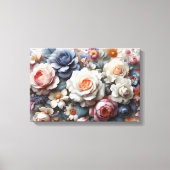 Prachtige bloemen canvas afdruk (Voorkant)