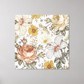 Prachtige bloemen canvas afdruk (Voorkant)