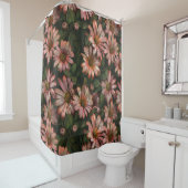 Prachtige bloemen decoratieve eye-catching douchegordijn (In situ)