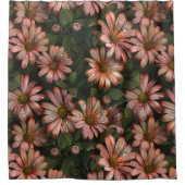 Prachtige bloemen decoratieve eye-catching douchegordijn (Voorkant)